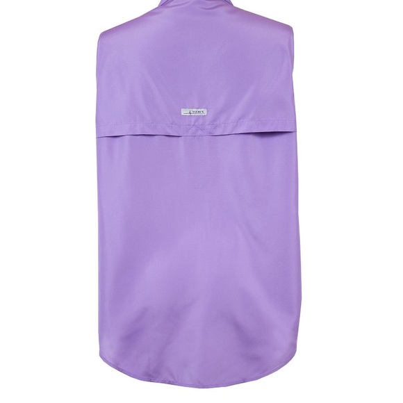 NWT Habit Women's UPF 40+ Vented Back Sleeveless Shirt (Fairy Wren, M) - Picture 2 of 3